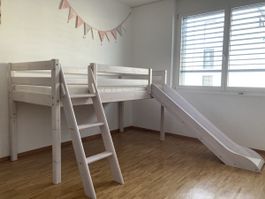 Rutschbahn-Set für Flexa Bett weiss lasiert 