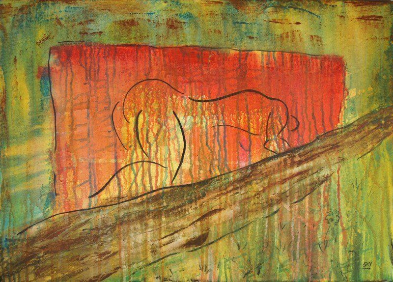 Dipinti: Gemälde. At the road – Nuovo (secondo la descrizione) da Fribourg venduto da erw_68dx
