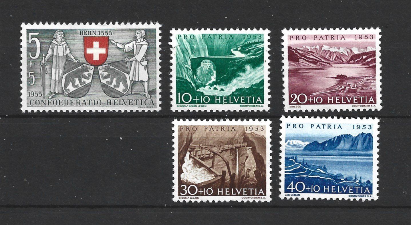 Tutti i francobolli: 1953 Pro Patria – Nuovo e nell'imballaggio originale da Trübbach venduto da Sammer51