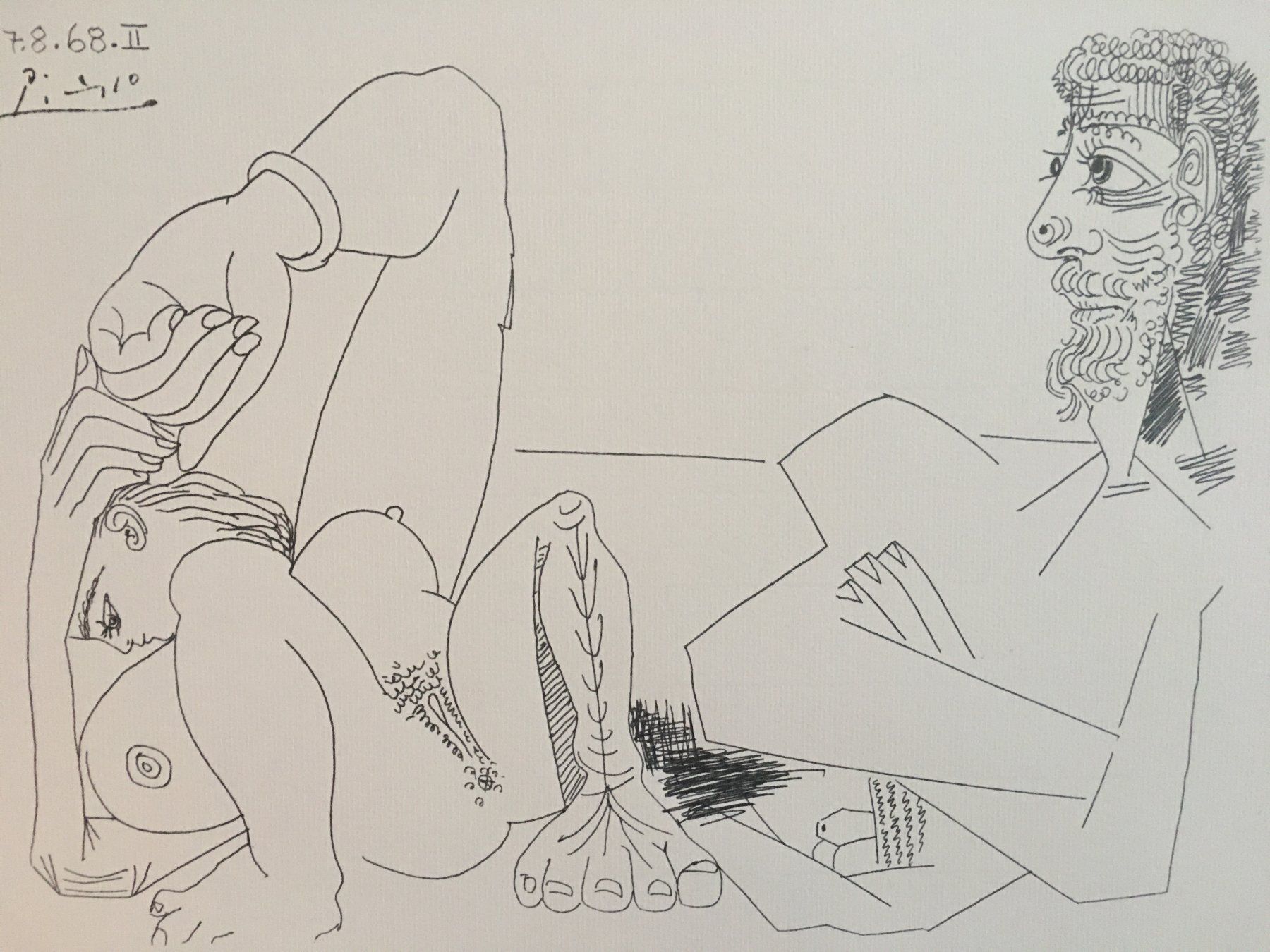 Grafica & Litografie: Pablo Picasso      "Erotische Lithographie" – Usato da Nennigkofen venduto da Sommersonnen 5