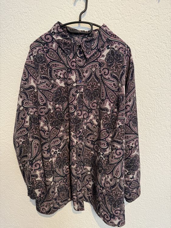 Violeta Blouse, 3/4 Sleeve, Lime Paisley