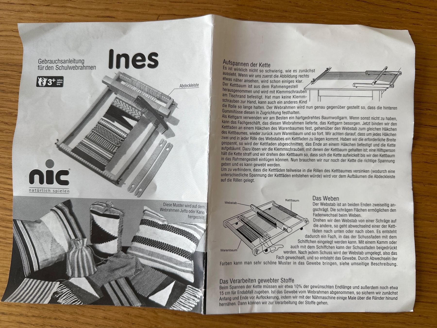 Métiers à tisser: nic Schulwebrahmen "Ines" – D'occasion à Zürich par Bibiti 2
