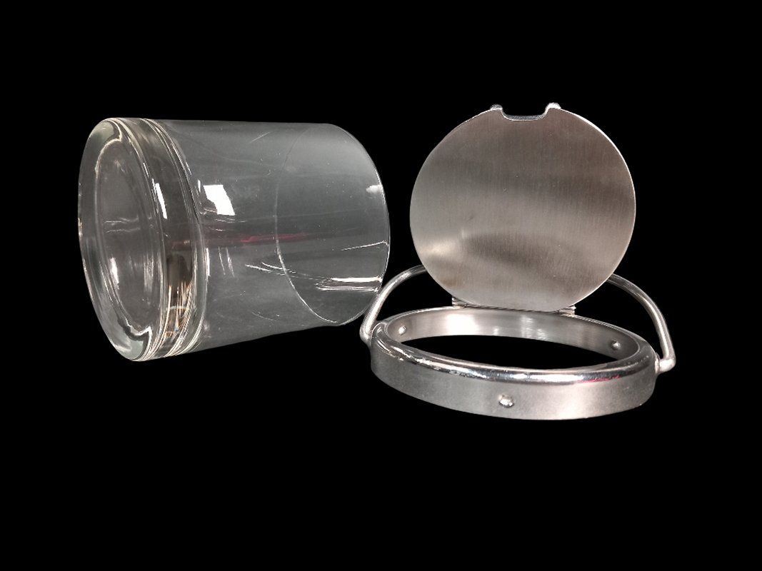 Zuckerdosen: Glasbehälter mit Deckel "Huhn" – Gebraucht aus Hünenberg von Restwert_Zug 3