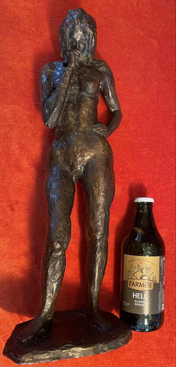Statuette: Alte Bronzefigur CH M. Hefti – Usato da Rorschacherberg venduto da farmer61 5