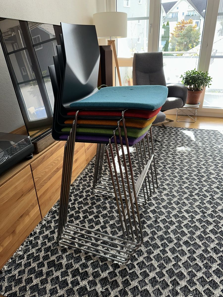 Sgabelli: FourCast Moderne Hocker Wolle Stapelbar – Usato da Kreuzlingen venduto da Bchicks 8