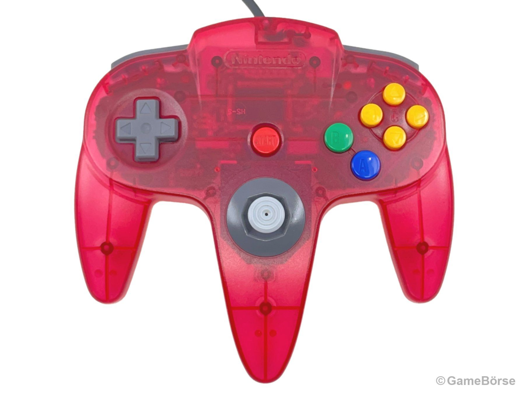 Nintendo Konsolen: N64 Controller Original Rot Transparent – Gebraucht aus Stettfurt von GameBoerse