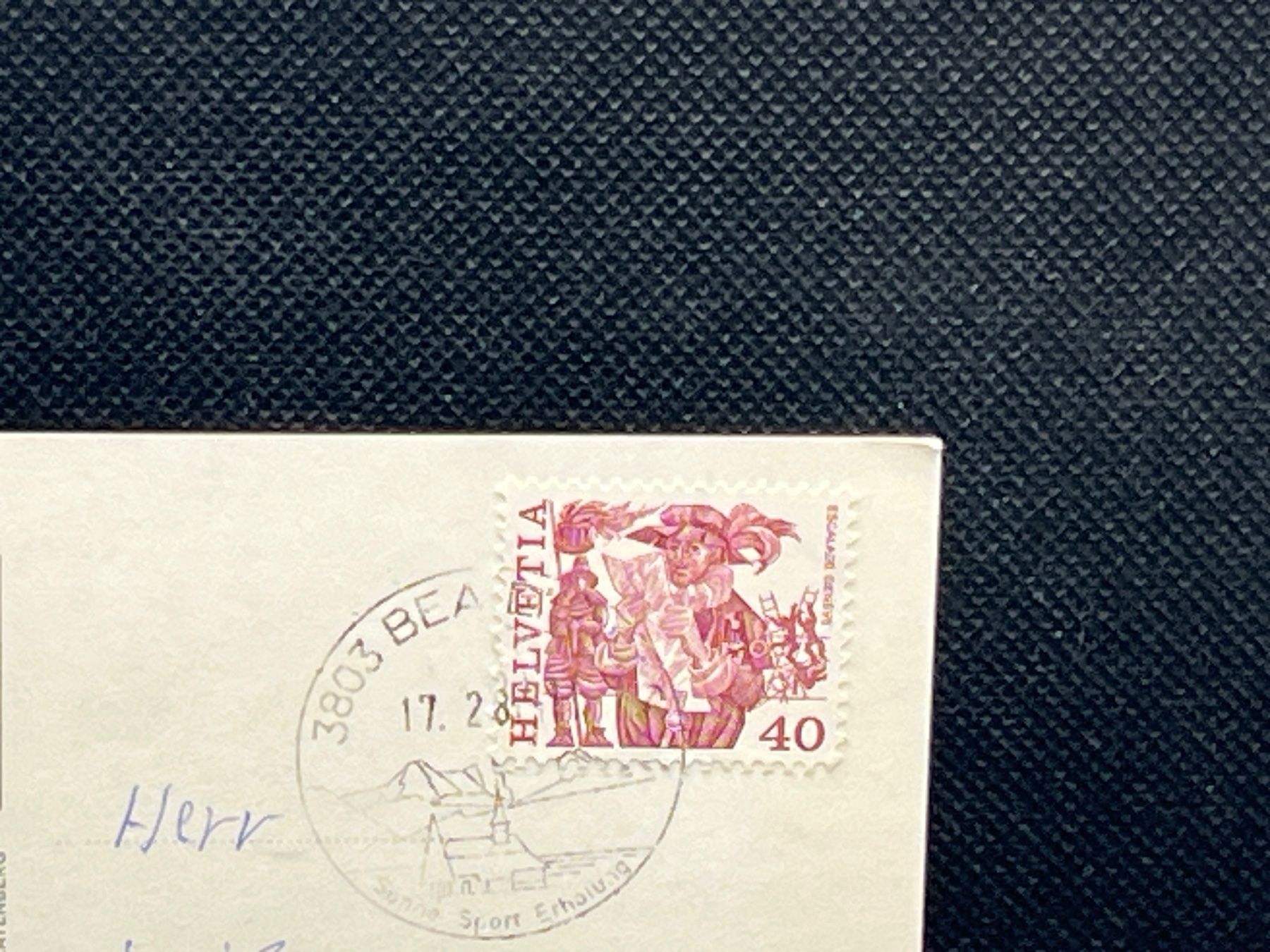 Cartoline postali: Steinwild auf dem Gemmenalphorn ob Beatenberg – Usato da Widnau venduto da Brusi9 1
