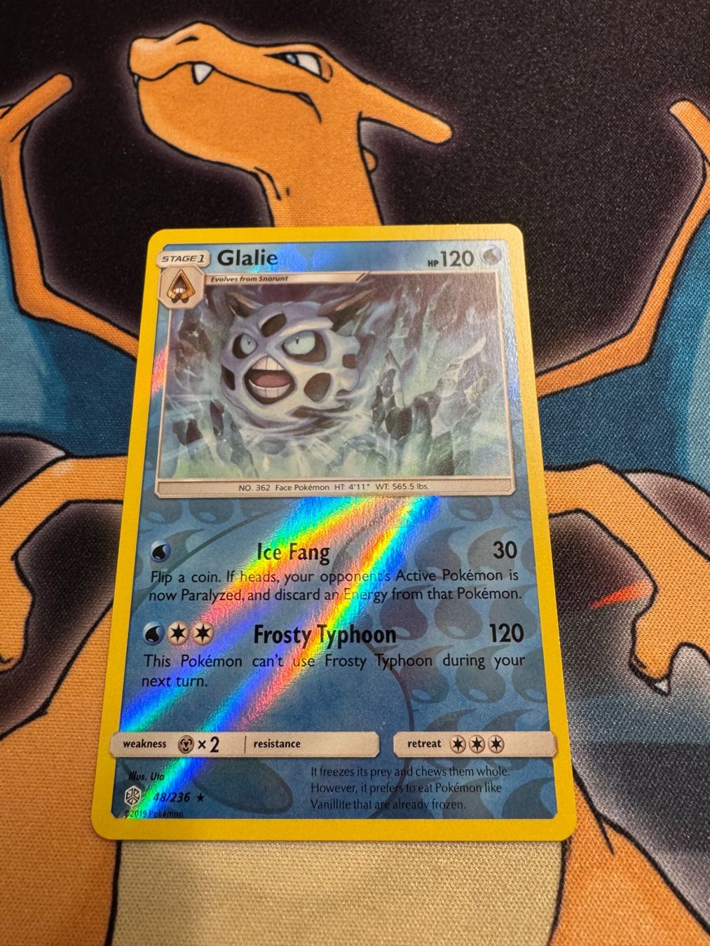 Pokémon Sammelbilder & Trading cards: Glalie (CEC 48) - Reverse Holo - Cosmic Eclipse – Neu (gemäss Beschreibung) aus Bülach von Pfrenzel