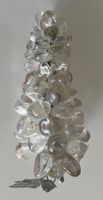 Traubenschmuck aus Glas, Deko, Vintage, Frisch, 14cm.
