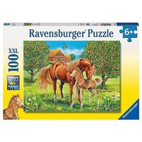 Ravensburger 100 Teile Puzzle Pferde auf der Wiese