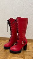 Damenstiefel rot Grösse 40