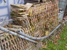 Handgefertigte Biberschwanz Ziegel