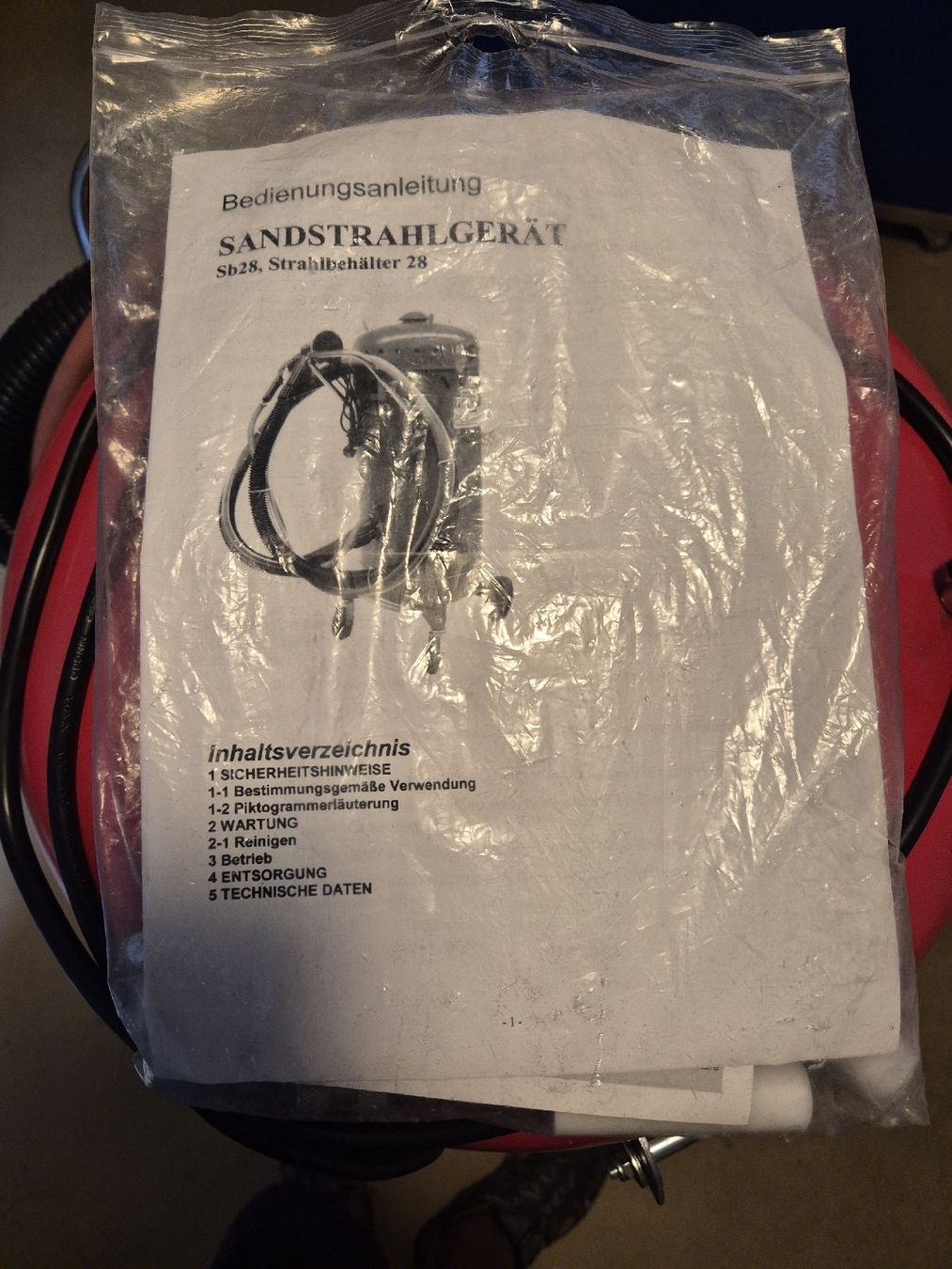 Alle Maschinen: Mobiles Sandstrahlgerät – Gebraucht aus Wattenwil von hps_z6w9 2