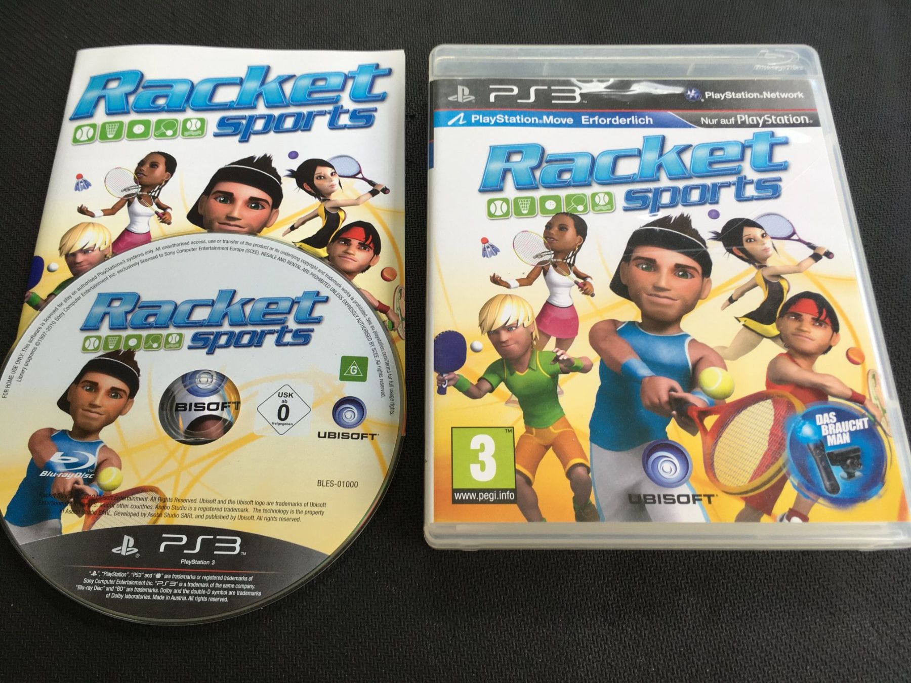 Sony Giochi: Racket Sports - Playstation 3 / PS3 – Usato da St.Gallen venduto da sjosjo