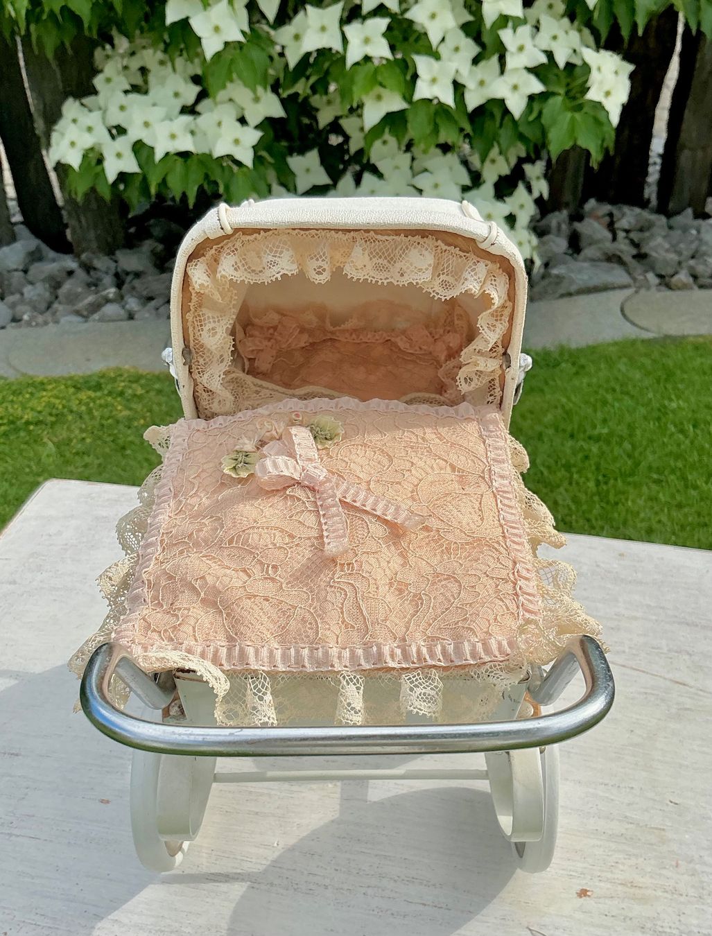 Carrozzine per bambole: ALTER NOSTALGIE PUPPENWAGEN – Usato da Zell LU venduto da Silvermemory 7