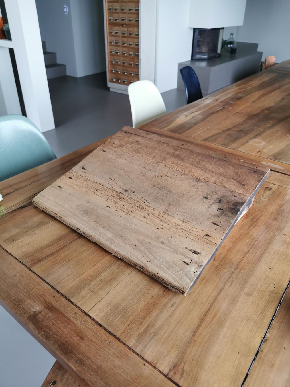 Bücher: Wunderschönes Restaurierter antikes Holzbuchhalter, tragbare – Gebraucht aus Geroldswil von soalle 7