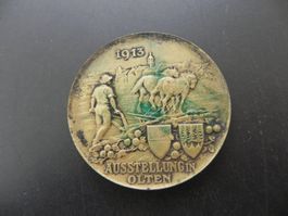 Landwirtschafts Ausstellung Olten 1913 vergoldet