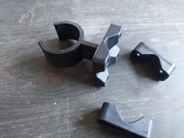 Rohr/Stab Halterung für Heckkorb/Reling 