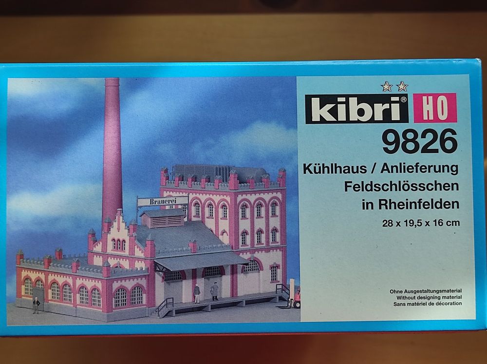 Kibri 39217 Spur H0 Lagerhalle Brauerei Feldschlösschen
