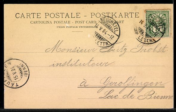 Cartes postales: AK Neuchâtel, Château – D'occasion à Berlin par bartko-reher 1