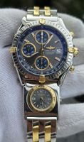 Montre Breitling Chronomat dual time ,18K Acier Or, full set