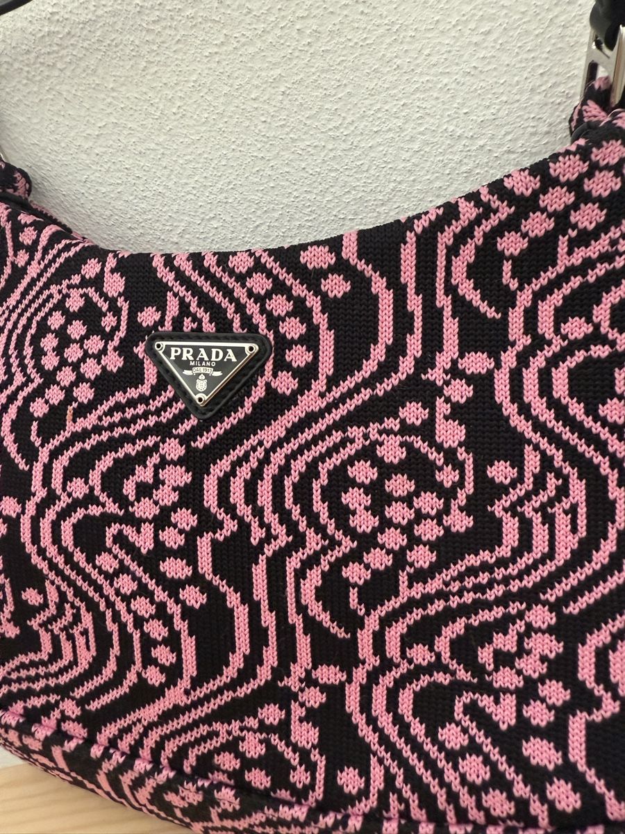 Prada Borse da donna: Prada Cleo Tasche in Pink & Schwarz – Usato da Luzern venduto da luc_fw2x 2