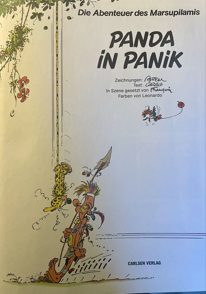 BD: Panda in Panik, Comicheft Carlsen Verlag – D'occasion à Gebertingen par Photographica 2