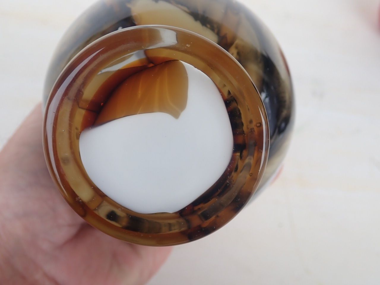 Murano Vasi & Recipienti: Vintage Vase Glas Moretti Opaline Firenze Murano – Usato da Wil SG venduto da BrocknRoll 5