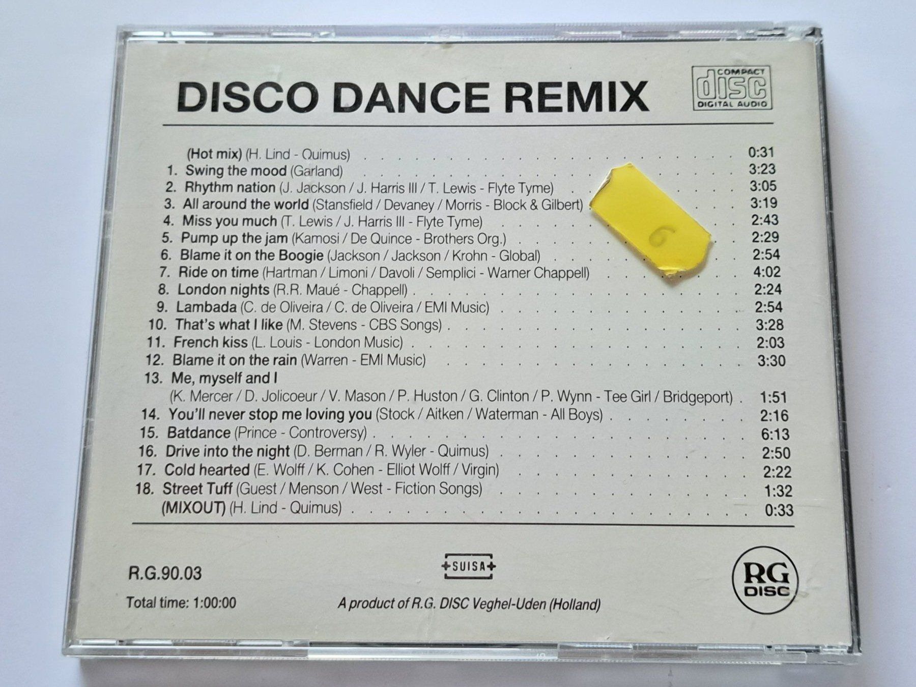 CDs: Cd Disco Dance remix  – D'occasion à Pully par bro_n52j 2
