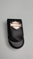 Harley-Davidson Geldklammer Leder schwarz