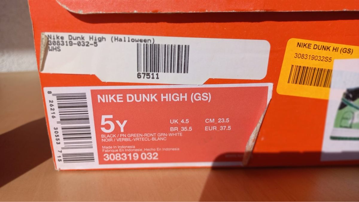 Nike Scarpe da uomo: Nike Dunk High Halloween  – Usato da Kaiseraugst venduto da RJ03 3