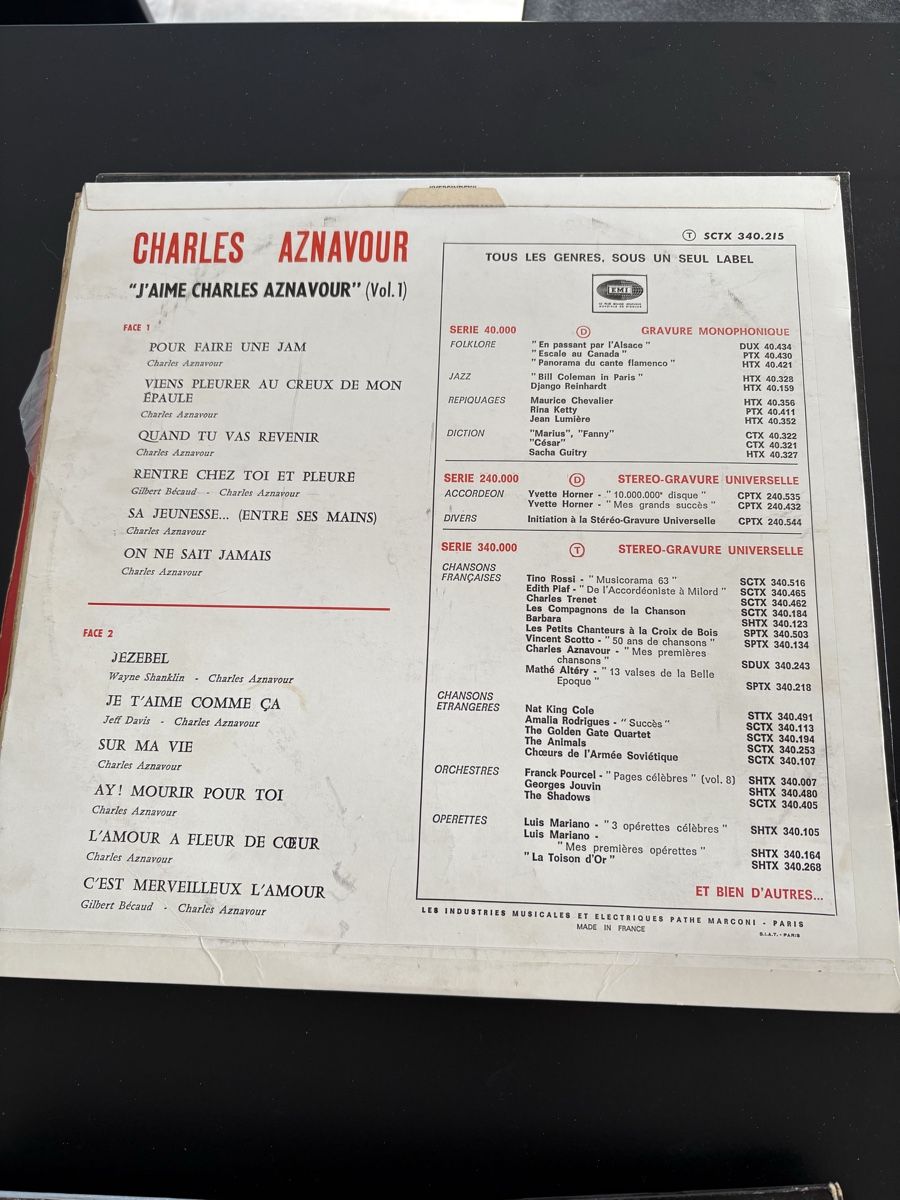 Dischi in vinile: Vinyls – Usato da Savigny venduto da floaymes 5
