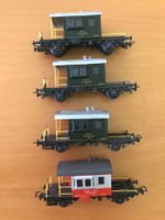 4x Liliput SBB Zugbegleitwagen "Sputnik" 1x Swiss Express