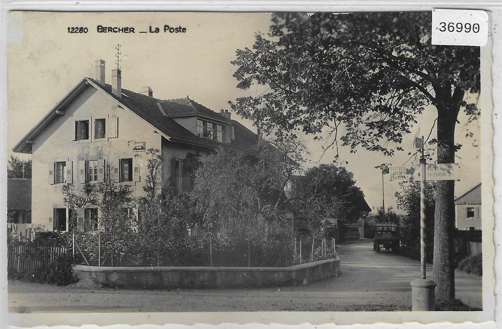 Cartoline postali: Bercher - La Poste – Usato da Ettingen venduto da Kartenplanet