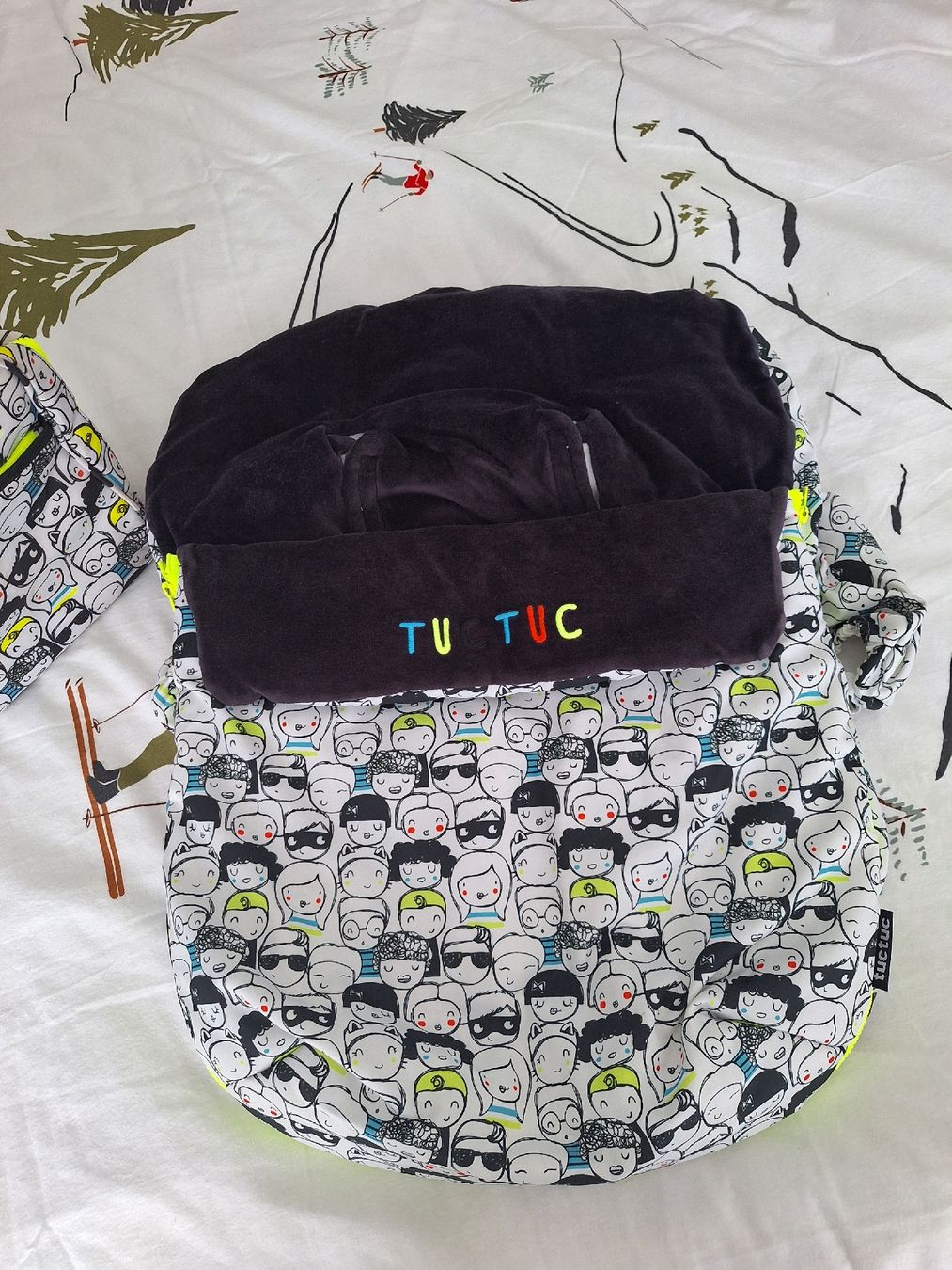 Sacchi a pelo: Set sac à langer + chancelière tuc tuc – Nuovo e nell'imballaggio originale da Delémont venduto da Emi-98 8