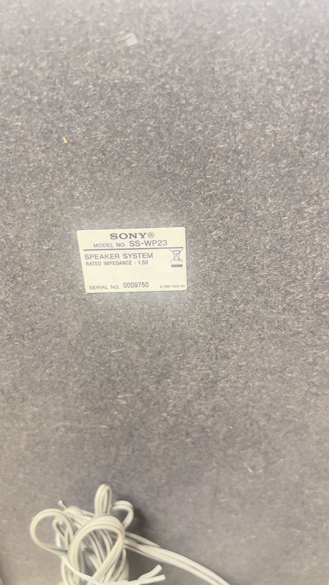 Sony Home cinéma: Sony Subwoofer – D'occasion à Matzingen par D.MM 1