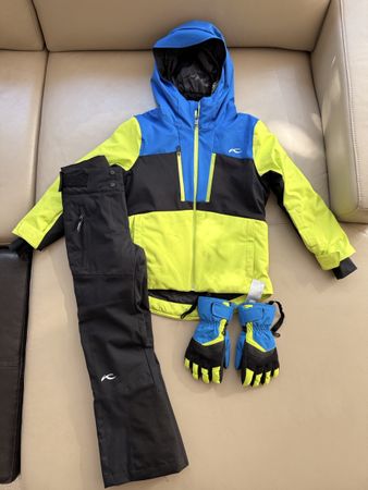 Kjus Ski Outfit Jacket Trousers Gloves - Size 116