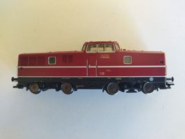 Diesellokomotive  BR V 80 der DB rot von Trix H0 Dig. DCC/SX