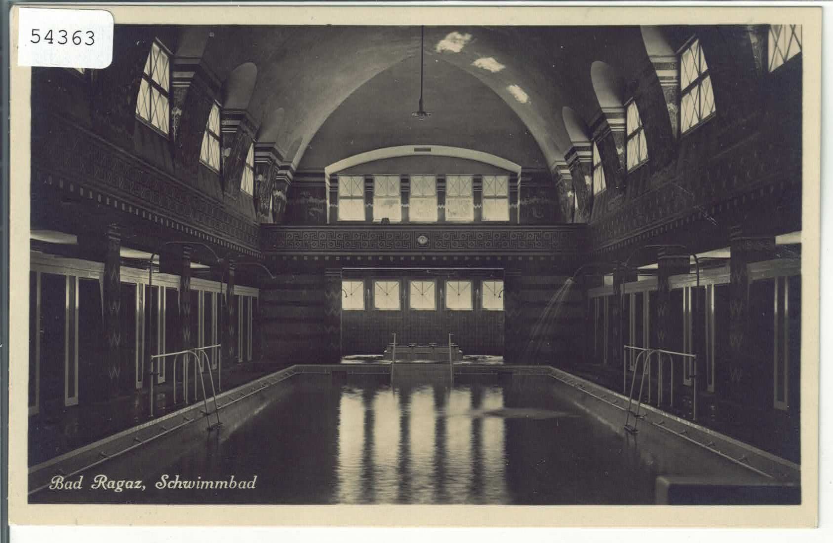 Ansichtskarten: Bad Ragaz - Schwimmbad – Gebraucht aus Ettingen von Kartenplanet