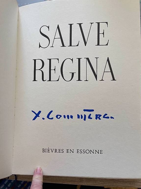 CD: Salve Regina signé "commmère" – Usato da Arvillard (Salins) venduto da Taniguchi 4