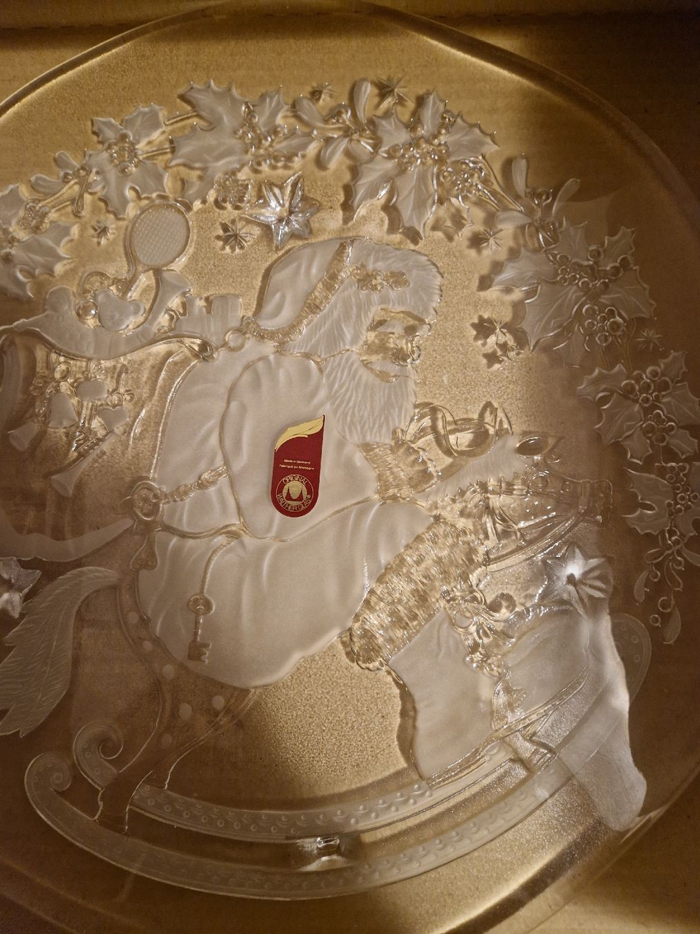 Piatti: Piatto Natalizio – Nuovo e nell'imballaggio originale da Luzern venduto da PAPPALARDO1955 3