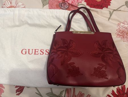Sac guess rouge à bandoulière 