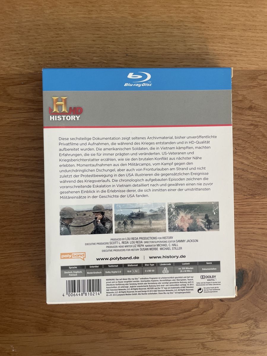 Tutti i DVDs: Der Vietnamkrieg - Trauma einer Generation BluRay Serie – Usato da Hagendorn venduto da masterchieff 1