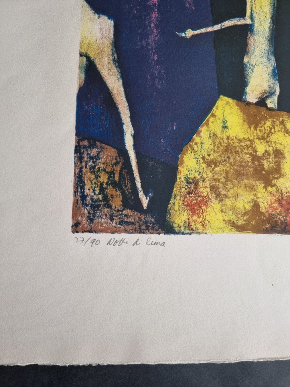 Grafica & Litografie: MICHELE MAINOLI LITHOGRAPHIE SIGNIERT NUMMERIERT – Usato da Gersau venduto da grafik-kunst 3