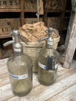 Sodaflaschen, Siphonflaschen antik,