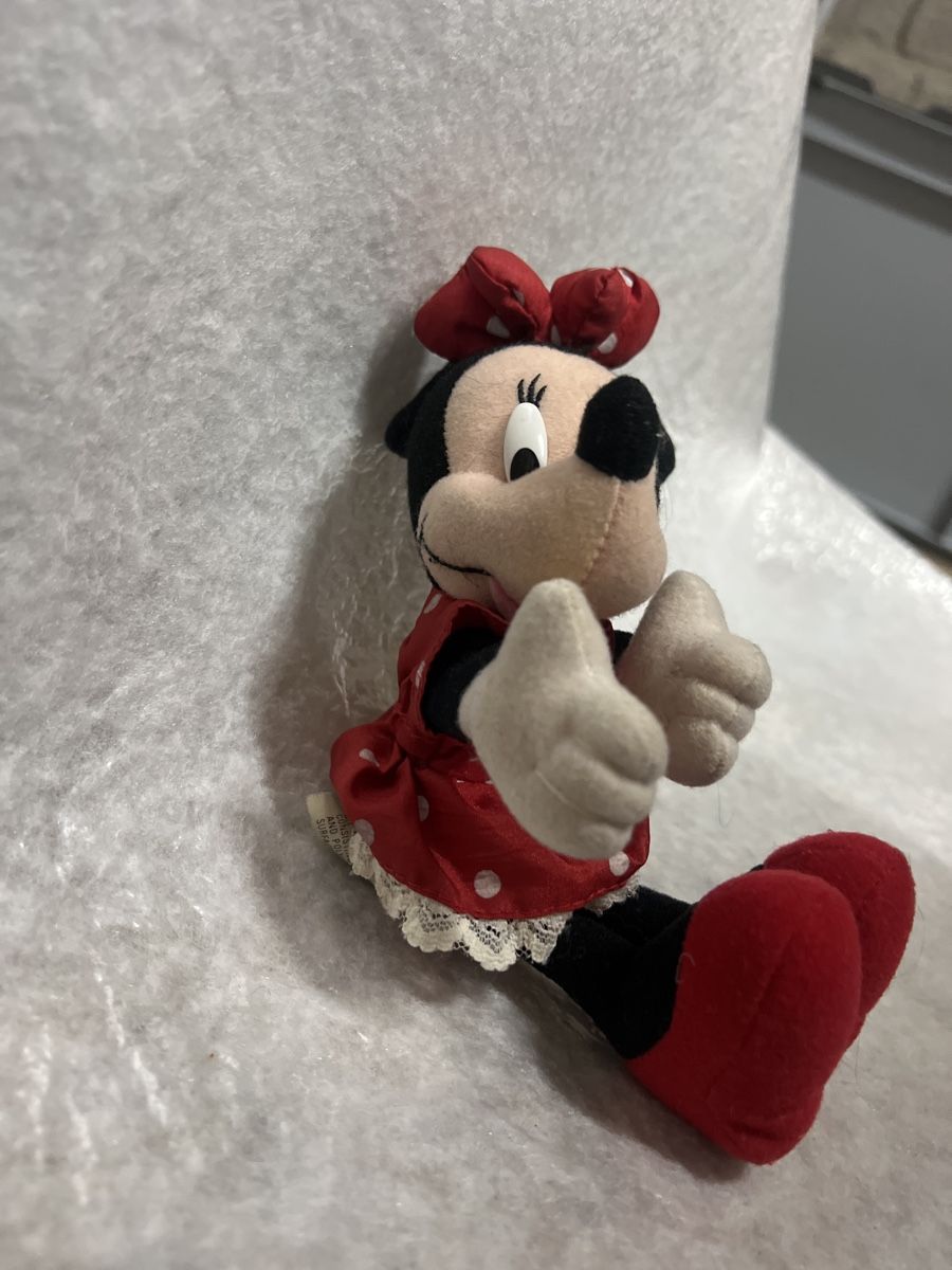 Disney Puppen: Minnie Mouse Plüschtier, Disney, Mattel, 1996 – Gebraucht aus Rotkreuz von perlengott 3