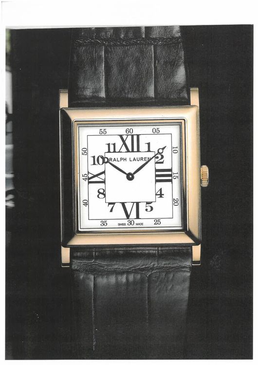 Une montre en or rose de marque Ralph Lauren 3