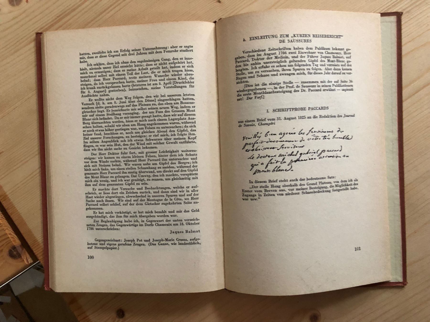 Libri: Carl Egger: Michel-Gabriel Paccard und der Montblanc – Usato da Zürich venduto da allp 8