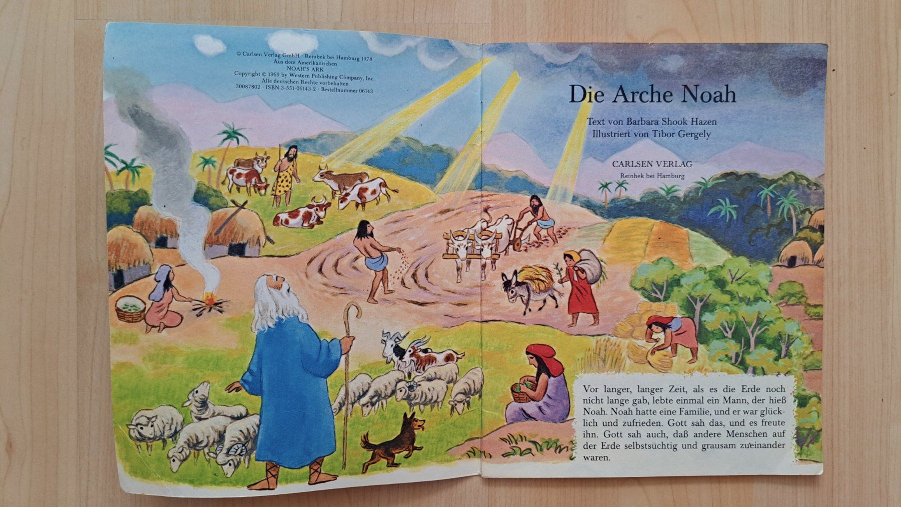 Libri: Altes Wunder-Buch Nr. 143 " Die  Arche Noah" - 1978 – Usato da Affoltern am Albis venduto da saminou01 1