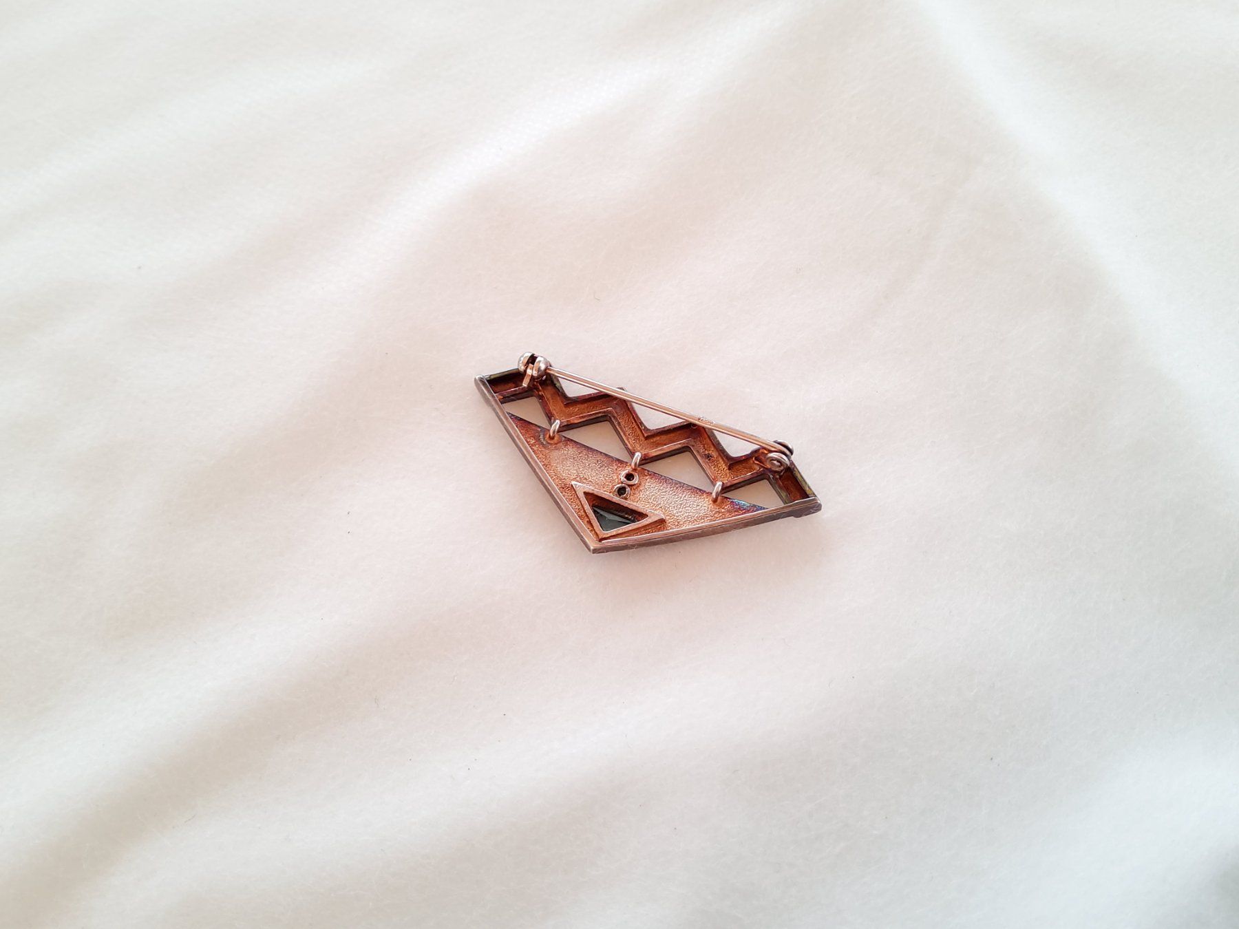 Spille & Fermagli: Broche en argent 925 avec pierre  – Usato da Malleray venduto da Broc-Mo 1